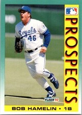 1992 Fleer Baseball Prospects Bob Hamelin