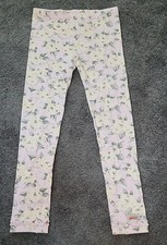 Naartjie Girls XXXL Pink Floral Roses Ruffle Pants size 10
