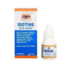 ISOTINE EYE DROPS Regular 10ml Herbal drops for Immature Cataract  Eye care