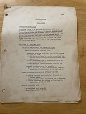 Vintage Floor Clerk Nursing Typewriter Written Job Description 5 Pages Medical