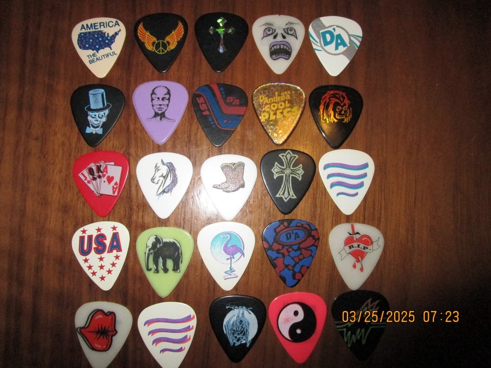 25 D'Andrea Cool Plecs RL7 Assorted Guitar Picks Bulk Lot