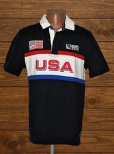 USA 2015 Rugby World Cup Jersey Canterbury Mens Size M Black Rugby Shirt