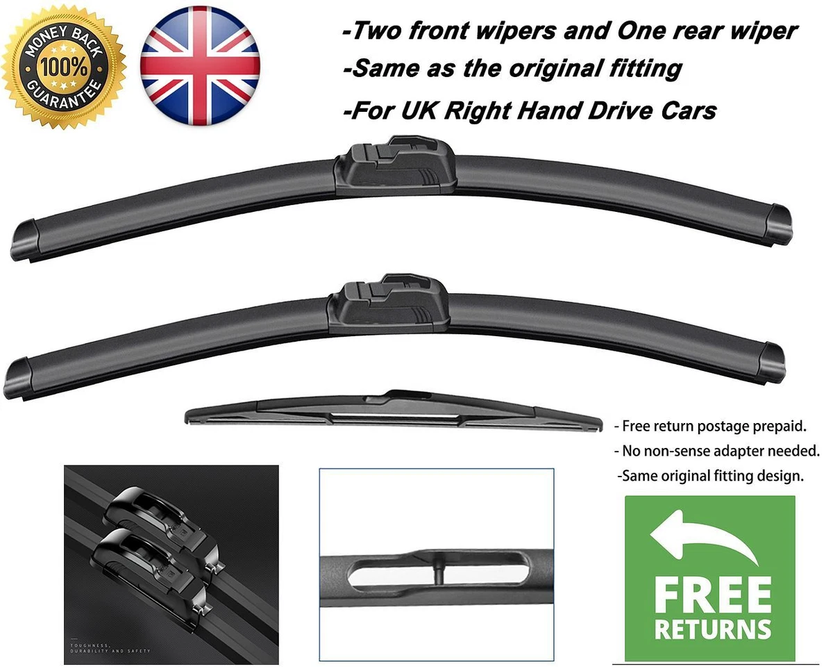 Juego De Limpiaparabrisas Delantero Para Suzuki Para Swift 2011 2012 2013 2014 2015 2016 2017 Escobillas De Limpiaparabrisas Delantero, Accesorios De Cortador, Gancho U J Juego De Limpiaparabrisas