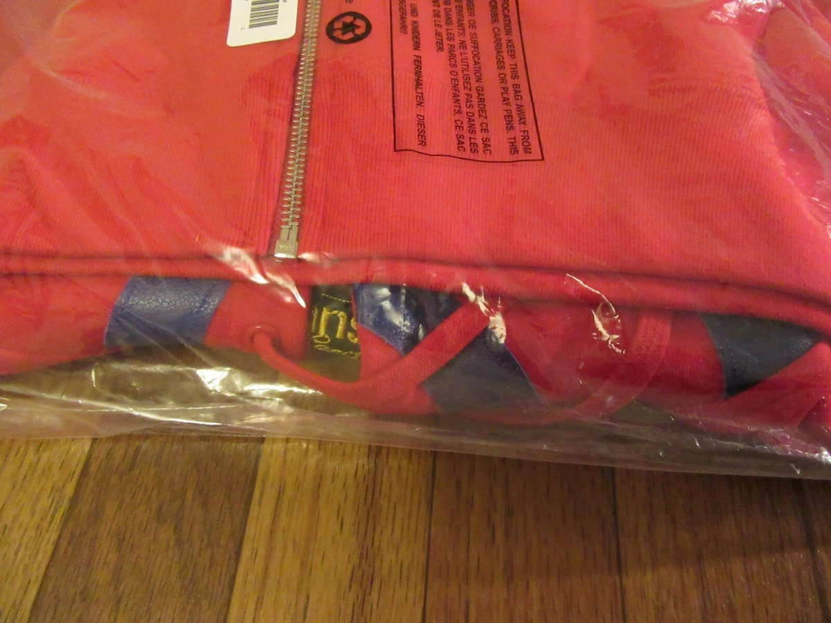 Supreme Vanson Leathers Spider Web Zip Up Hooded Sweatshirt Size