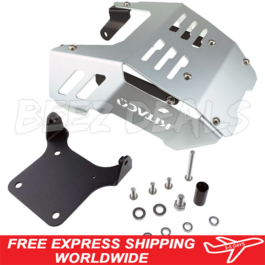 Kitaco Skid Plate Under Engine Guard Silver Honda Monkey 125