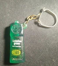 Vintage Lodaline groen cleaning product advertising Keychain.