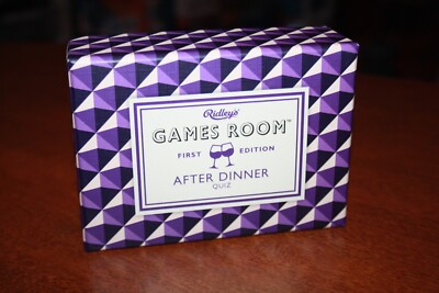 Ridley's Games Room After Dinner Quiz First Edition Game Ridley's 2018
