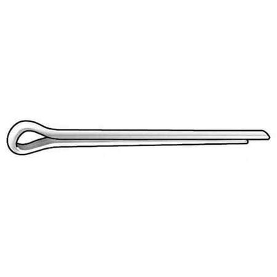 Zoro Select U51700.009.0062 Cotter Pin,Ext Prong,3/32''Dx5/8'' L,Pk100
