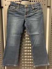 NWT CRAZY 8 Girls Size 7 Plus Denim BOOTCUT Jeans Pants Adjustable Waist C81015