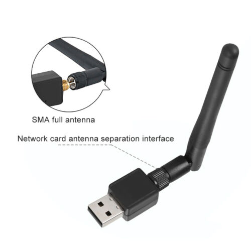 Zapo W88 Wireless Network Card Portable Wifi Receiver 150M Rt5370N Usb For Set - Picture 5 of 19