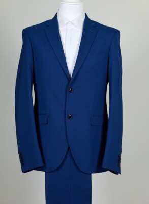 HERREN KLEID SIGNIERT FUSTENBERG HELLBLAU KLEID ZEREMONIE GAST WEDDING MAN