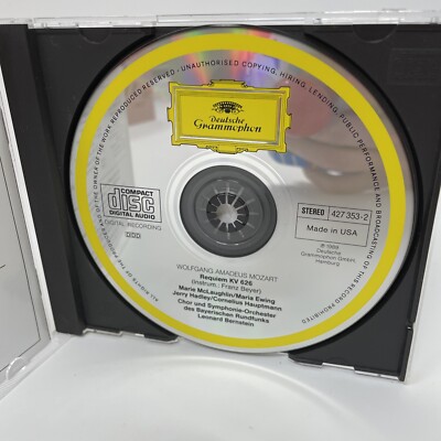 CD Mozart Requiem Leonard Bernstein 28942735323| eBay