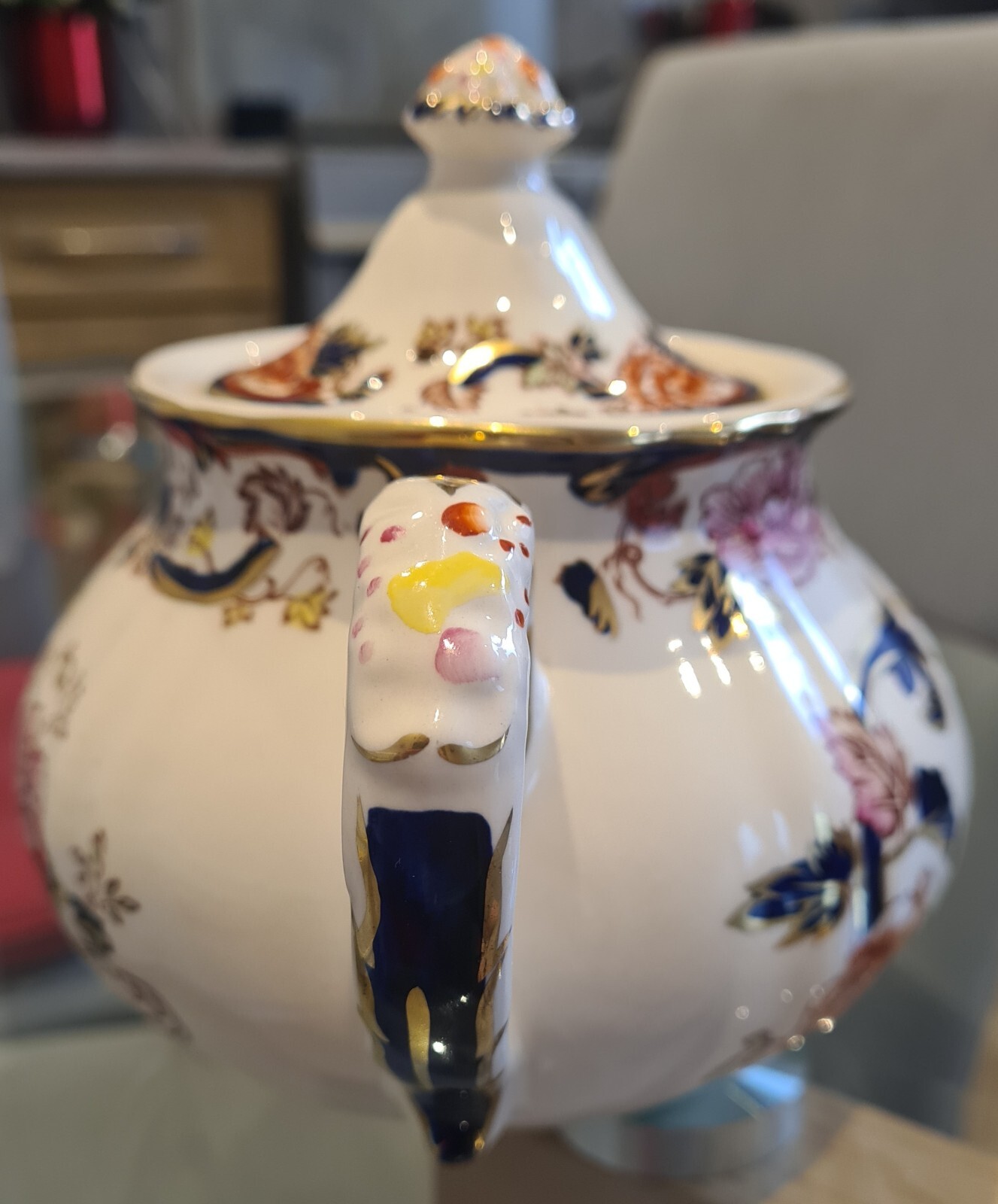 Masons Blue Mandalay Large Teapot China Vintage Kitchenware eBay