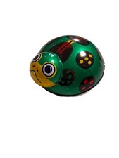 Vintage BEETLE LADY BUG Tin Litho Friction Toy Made in Japan WORKS 