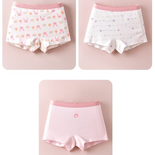 Girls Underwear Cotton Boxer Briefs Comfort Breathable Shorts Briefs For 2-16 YR - Picture 112 of 151