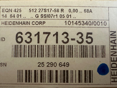 HEIDENHAIN EQN 425 512 line encoder 631713-35 1132407-35 1353131-35 new in box