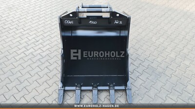 EH Tieflöffel OilQuick OQ65 1200 mm Baggerschaufel Baggerlöffel 120 cm 17-23 t