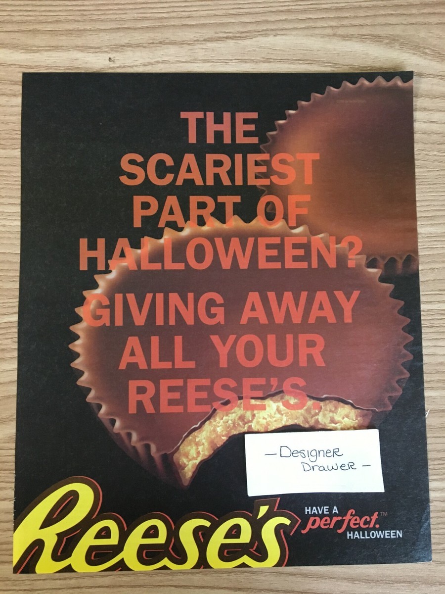 Reese's Peanut Butter Cups 2007 Print Ad Advertisement: Scariest