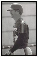 Denny Walling (1983) Houston Astros Vintage Baseball Postcard PCHA