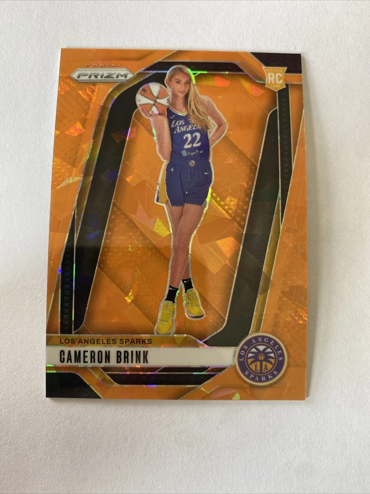 2024 Panini Prizm WNBA - Cameron Brink #143 (RC) Orange Ice Prizm 🔥 -  Sparks!