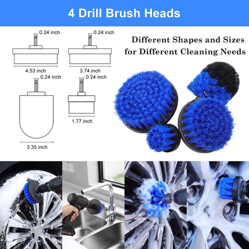 Complete Car Care: The 26 Pcs Ultimate Car Detailing Brush Set Drill Not Include - Picture 2 of 6