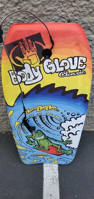 Bodyglove Rush 36-1/2'' Boogie Board with Frog Surfing the Waves