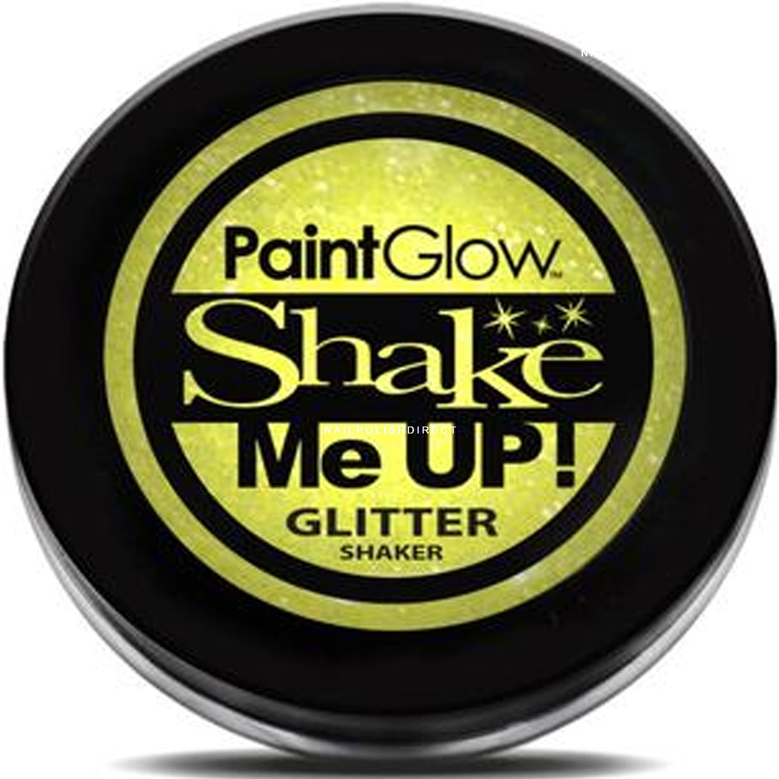 PaintGlow Neon UV Glitter Shaker - Sherbet Lemon - 5g