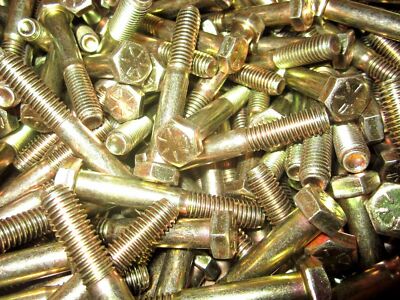 1/2-13 X 3 Hex Head Cap Screws Grade 8 Zinc Yellow 50 Pieces