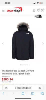 The North Face Zaneck Thermolite Jacket Men size XL