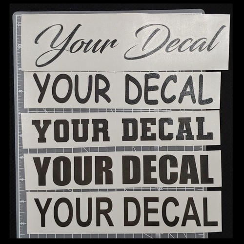 6" Custom Personalized Vinyl Lettering Name Decal Sticker Car Window