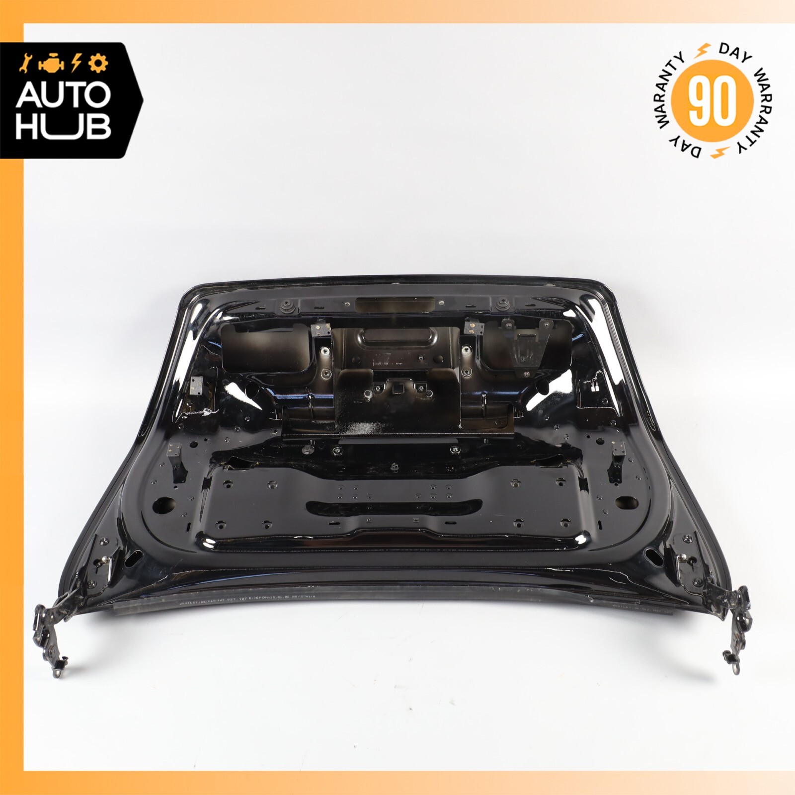 03-10 Bentley Continental GT Coupe Trunk Lid Panel Assembly Black OEM 31k