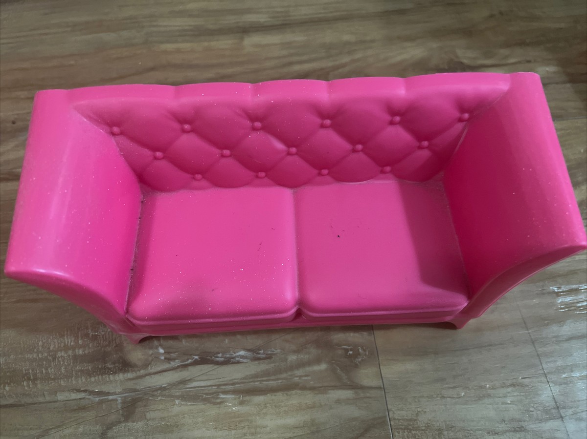2015 Barbie Doll Dream House Replacement Part CJR47 Pink Couch