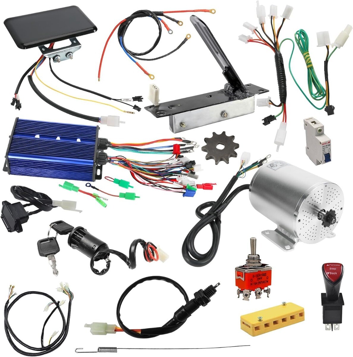 Contrôleur Moteur Brushless XIF 36V - 48V 250W pour Vélo et Scooter