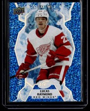 2021-22 Upper Deck Royal Blue Parallel Rookie Lucas Raymond 88/99 #144