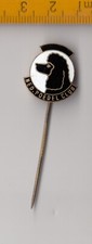 Vintage enamel Poodle Club Netherlands stick pin badge Dog 1960s Poedel