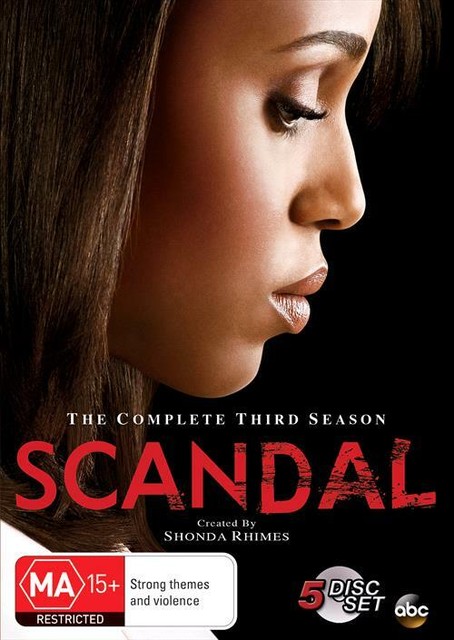 Scandal : Season 3 DVD (Region 1, 2015, 4 Disc Set)