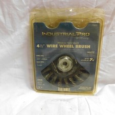 Forney Industrial Pro 4-1/2" Premium Twist Knot Wire Wheel Brush M10 x 1.25/1.50