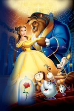 Beauty And The Beast (1991) Movie Poster, Cartoon, Romantic Movie, Home Decor