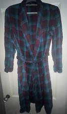Vintage Dunella Robe Men s Size Medium Maroon Turquoise