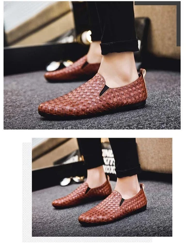 Herren Freizeitschuhe Rendery Faulschuhe Mokassins Elegante Bean Schuhe - Bild 6 von 11
