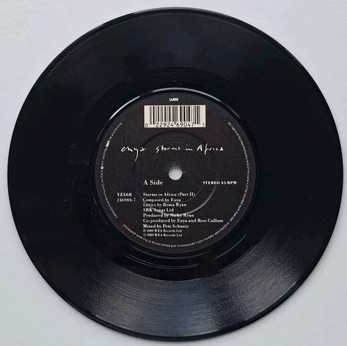 Enya"Storms In Africa"1989 WEA Records UK 7"Single 🇬🇧 - Picture 4 of 5