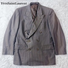 Vintage Yves Saint Laurent Double Breasted Tailored Jacket Iridescent