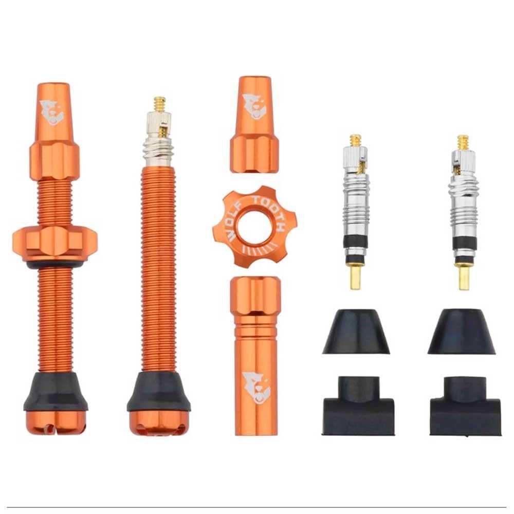 Wolf Tooth Schlauchloses Ventilschaft-Set 44 mm Orange OrangeAbendrot im Zick 10890₽