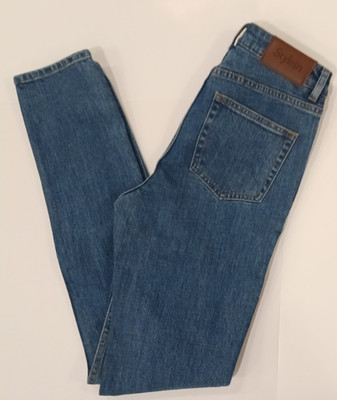 Swedish brand Stylein ''Katie'' Blue Denim Tapered Skinny Jeans FITS 26x31