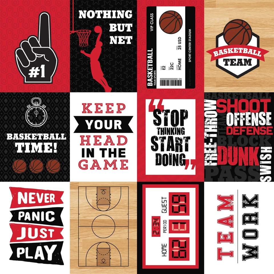 Basketball Echo Park Collection Kit - Image 2 of 4