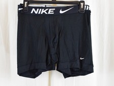Nike 3 PACK Boys Dri-Fit Essentials Micro Solid Boxer Briefs Black Size Medium