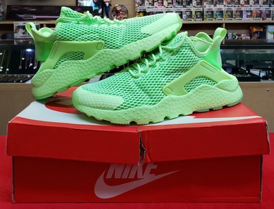 Women's Nike Air Huarache Run Ultra BR Shoes Size 8.0 - Ghost Green - 833292 300