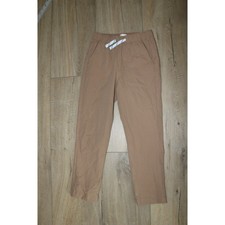 Crewcuts J.Crew Kids Active Pants Tan Khaki Elastic Waist Drawstring Size 8 NWOT