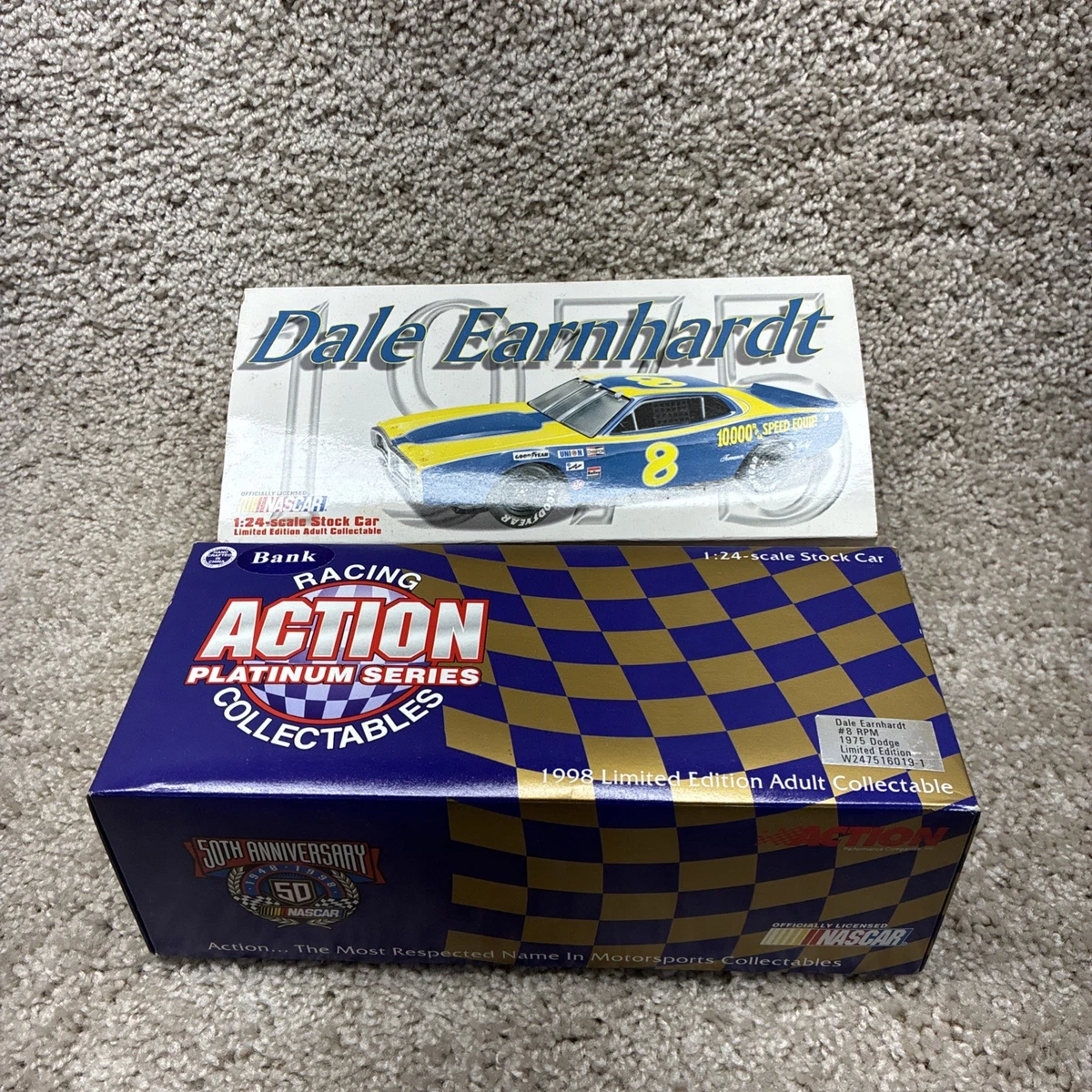 Dale Earnhardt Dodge Diecast Racing Cars 1975 Vehicle Year for