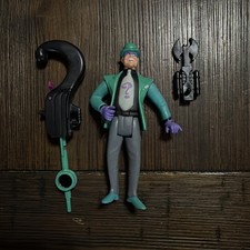 Batman animated series 1992 RIDDLER Complete missile launcher cane DC Kenner